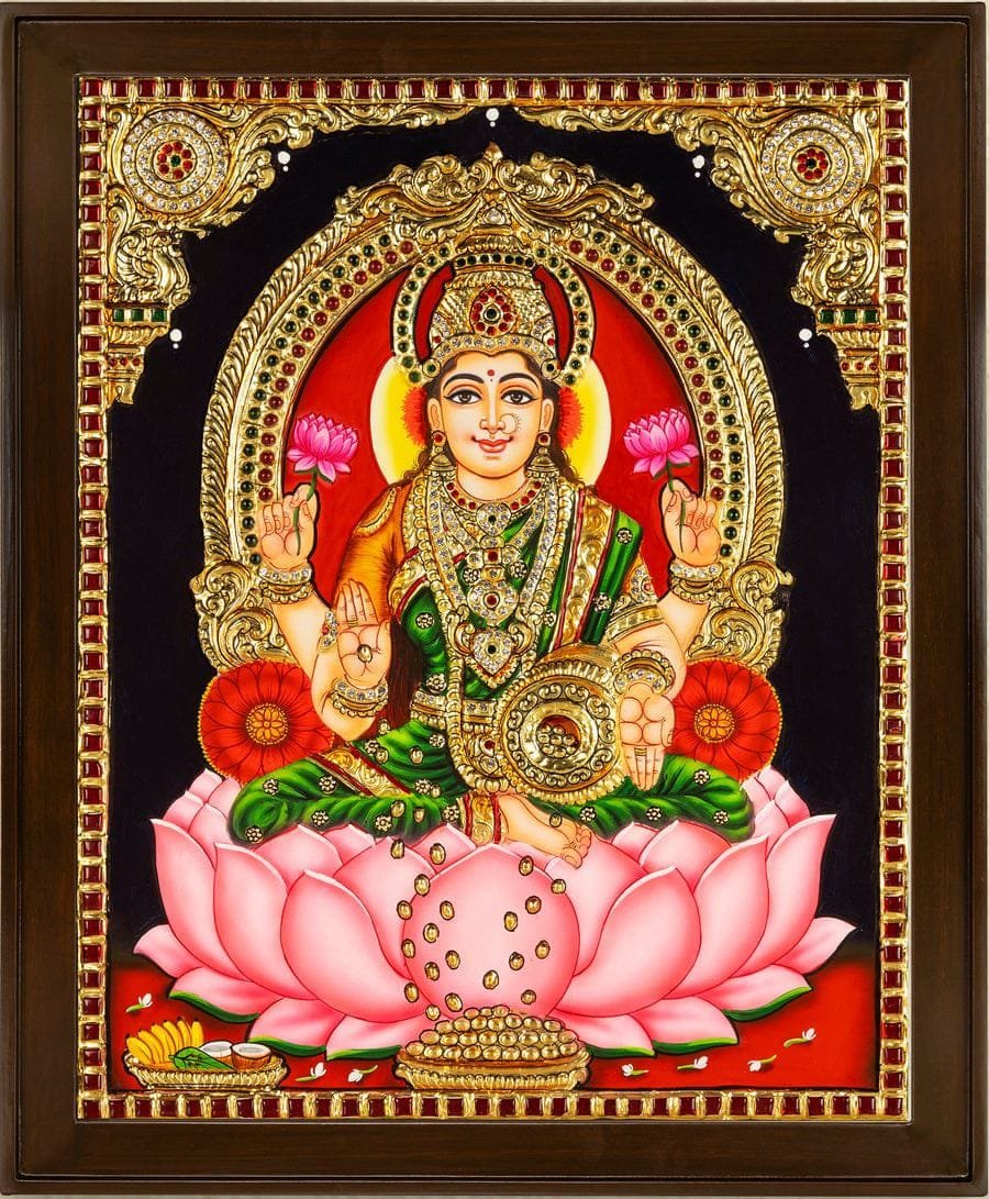 Tanjore Painting of Lakshmi