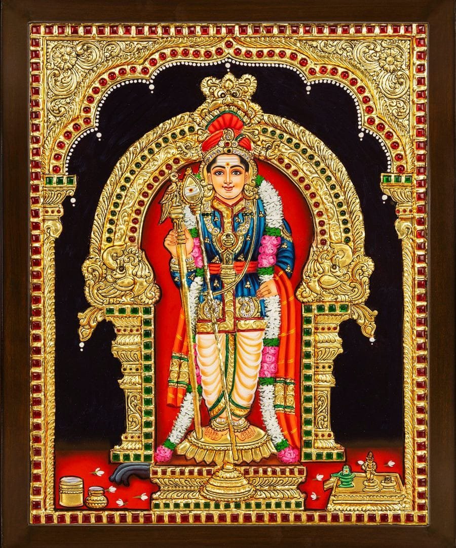 Murugan-Tanjore-Painting
