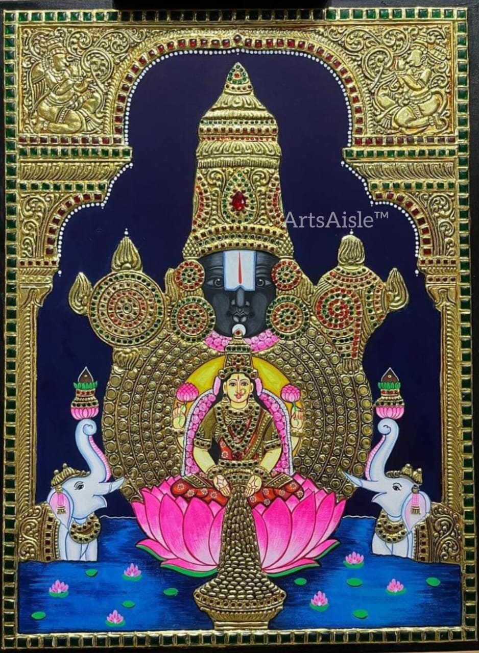Tanjore Painting of venkateshwara